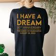 March On Washington 60Th Anniversary Dream Women's Oversized Comfort T-shirt Back Print Black