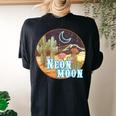 Neon Moon 90S Country Western Cowboy Cowgirl Women's Oversized Comfort T-Shirt Back Print Black