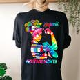 Hispanic Heritage Month Hispanic Girls Inspired Women's Oversized Comfort T-shirt Back Print Black