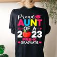 Proud Aunt Of 2023 Pre K Graduate Graduation Women's Oversized Comfort T-Shirt Back Print Black