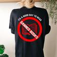 I Read Banned Books Readers Men Women Women's Oversized Comfort T-Shirt Back Print Black