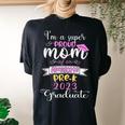 Im A Super Proud Mom Of An Awesome Prek 2023 Graduate Women's Oversized Comfort T-Shirt Back Print Black