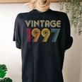 Vintage 1997 26Th Birthday 26 Years Old Men Women Retro Women's Oversized Comfort T-shirt Back Print Black