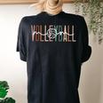 Volleyball Mom Volleyball Mama Cute Mom Life Volleyball Women's Oversized Comfort T-shirt Back Print Black