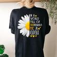 In A World Full Of Grandmas Be A Gigi Daisy Women's Oversized Comfort T-Shirt Back Print Black