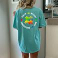 Autism Awareness Teacher Teach Accept Understand Love Women's Oversized Comfort T-shirt Back Print Chalky Mint