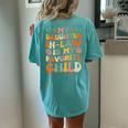 My Daughter Inlaw Is My Favorite Child Mother Inlaw Day Women's Oversized Comfort T-Shirt Back Print Chalky Mint