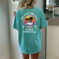 Cruise Time To Get Ship Faced 50Th Birthday Cruise Women's Oversized Comfort T-shirt Back Print Chalky Mint