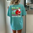 Due To Inflation This Is My Ugly Christmas Sweaters Women's Oversized Comfort T-shirt Back Print Chalky Mint