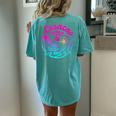 Girls Trip Curacao 2023 Vacation Weekend Birthday Squad Women's Oversized Comfort T-shirt Back Print Chalky Mint