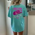 Girls Trip Nashville 2023 For Weekend Birthday Squad Women's Oversized Comfort T-shirt Back Print Chalky Mint