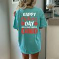 Happy From Your Favorite Child Mothers Women's Oversized Comfort T-Shirt Back Print Chalky Mint