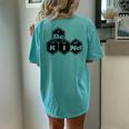 Be Kind Variety Species Quality Strain Occur Happen Women's Oversized Comfort T-Shirt Back Print Chalky Mint
