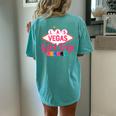 Las Vegas Girl Trip Bachelorette Birthday Women's Oversized Comfort T-Shirt Back Print Chalky Mint