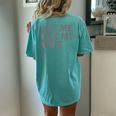 Let Me Ask My Wife Retro For Women Men Women's Oversized Comfort T-shirt Back Print Chalky Mint