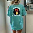 I Match Energy So How We Gone Act Today Girls Women's Oversized Comfort T-shirt Back Print Chalky Mint