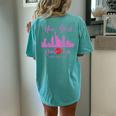 New York Girls Trip 2023 Nyc Vacation 2023 Matching Women's Oversized Comfort T-shirt Back Print Chalky Mint