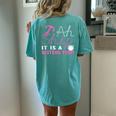 Oh Ship It's A Sister Trip Cruise Women's Oversized Comfort T-shirt Back Print Chalky Mint