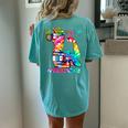Hispanic Heritage Month Hispanic Girls Inspired Women's Oversized Comfort T-shirt Back Print Chalky Mint