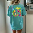 Retro 70S For Men Women Hippie It’S Cool To Be Kind Women's Oversized Comfort T-Shirt Back Print Chalky Mint