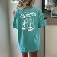 Scottsdale Before The Veil Bachelorette Bridesmaid Women's Oversized Comfort T-shirt Back Print Chalky Mint