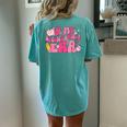 In My Second Grade Era Back To School 2Nd Grade Retro Groovy Women's Oversized Comfort T-shirt Back Print Chalky Mint