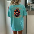 They Didn't Burn Witches They Burned Feminist Witch Women's Oversized Comfort T-shirt Back Print Chalky Mint