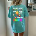4Th Grade Back To First Day Of School Boys Girl Women's Oversized Comfort T-shirt Back Print Moss