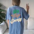 Big Virgo Energy For Virgo For Zodiac Sign Women's Oversized Comfort T-shirt Back Print Blue Jean