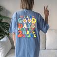 It's A Good Day To Teach Second Grade 2Nd Grade Teacher Women's Oversized Comfort T-shirt Back Print Blue Jean