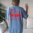 Just Be Kind Anti Bullying Kindness Week Unity Day Women's Oversized Comfort T-Shirt Back Print Blue Jean