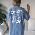 Scottsdale Before The Veil Bachelorette Bridesmaid Women's Oversized Comfort T-shirt Back Print Blue Jean