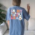 In My Spooky Nurse Era Halloween Groovy Witchy Spooky Nurse Women's Oversized Comfort T-shirt Back Print Blue Jean