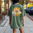 You Need Is Love Rainbow International Day Of Peace 60S 70S Women's Oversized Comfort T-shirt Back Print Crimson