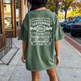 60 Years Old Vintage Legends Born In September 1963 Women's Oversized Comfort T-shirt Back Print Moss