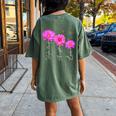 Autism Mom Autism Awareness Daisy Flower Women Women's Oversized Comfort T-Shirt Back Print Moss