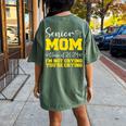 Senior Mom Class Of 2024 I'm Not Crying You're Crying Women's Oversized Comfort T-shirt Back Print Moss