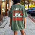 Happy From Your Favorite Child Mothers Women's Oversized Comfort T-Shirt Back Print Moss