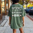 Uncle Of The Birthday Girl Cow Matching Cowgirl Women's Oversized Comfort T-Shirt Back Print Moss