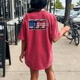 America Beer Women's Oversized Comfort T-Shirt Back Print Crimson