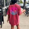Girls Trip Curacao 2023 Vacation Weekend Birthday Squad Women's Oversized Comfort T-shirt Back Print Crimson