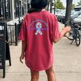 Hope Strength And Healing Oncology Nursing Nurse Women's Oversized Comfort T-shirt Back Print Crimson