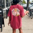 Hot Girls Have Ibs Groovy 70S Irritable Bowel Syndrome Women's Oversized Comfort T-Shirt Back Print Crimson