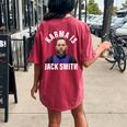 Karma Is Jack Smith Men Women Women's Oversized Graphic Back Print Comfort T-shirt Crimson