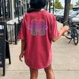 Be Kind Autism Awareness Tolerance Puzzle Awareness Asperger Women's Oversized Comfort T-Shirt Back Print Crimson