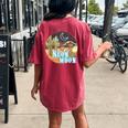 Neon Moon 90S Country Western Cowboy Cowgirl Women's Oversized Comfort T-Shirt Back Print Crimson