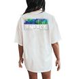 Funny Teacher Life Paraprofessional Straight Outta Energy  Women's Oversized Graphic Back Print Comfort T-shirt Ivory