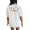 Halloween Chicken Ghost Chicken 2023 Happy Halloween Women's Oversized Comfort T-Shirt Back Print Ivory