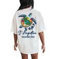 St Augustine Sea Turtle Florida Family Vacation 2022 Women's Oversized Comfort T-Shirt Back Print Ivory St Augustine Sea Turtle Florida Family Vacation 2022 Women's Oversized Comfort T-Shirt Back Print Ivory