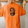 Beethoven 9Th Symphony Ode To Joy All Shall Be Brothers Women's Oversized Comfort T-Shirt Back Print Yam